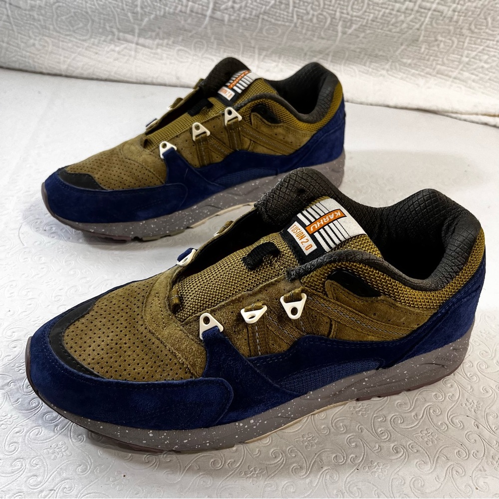 Karhu Fusion 2.0 Sneakers Northern Lights Sodalite Blue Green Moss Low Mens 9 US